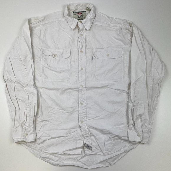 Levi's Other - Levi’s White Full Sleeve Shirt Size Mens L
